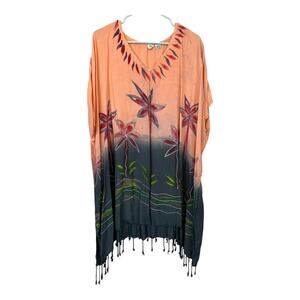 Beach by Exist Boho Cover up Shirt Top Cottage Indie Fairy Festival Hippie OS
